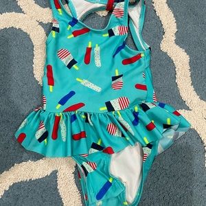 Bottom snap bathing suit - 4th of July